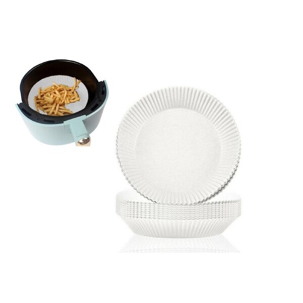 JOYBUY 60 PCS Air Fryer Disposable Paper Liner for Microwave Non-Stick-White