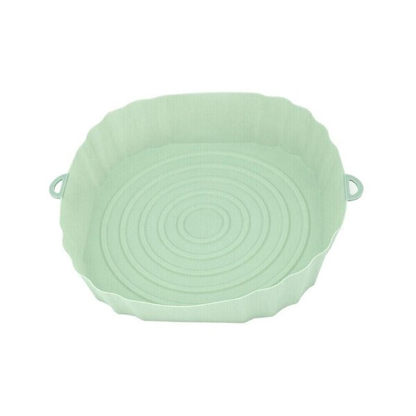 JOYBUY Air Fryer Silicone Pot Air Fryer Basket Liner Non-Stick Reusable Baking - Green