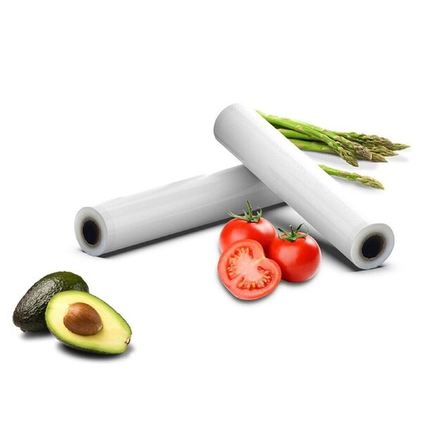 JOYBUY 2PK Healthy Choice 28cm Vacuum Sealer Bag Roll Food Storage Bags Saver Clear