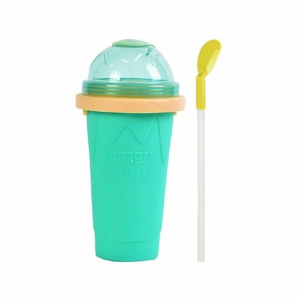 JOYBUY Slushie Maker Cup Quick Freeze Magic Milkshake Cup Ice Cream Maker