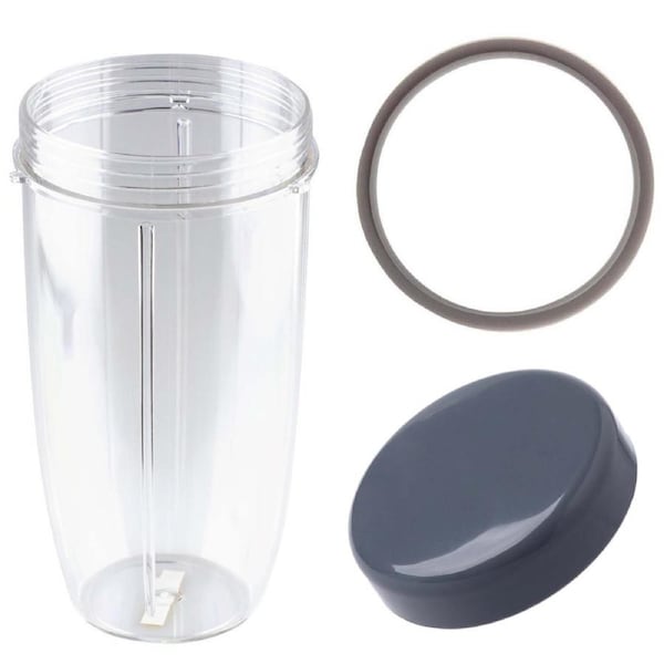 JOYBUY For Nutribullet Colossal Large Cup + Stay Fresh Lid + Grey Seal - 900 600 Models