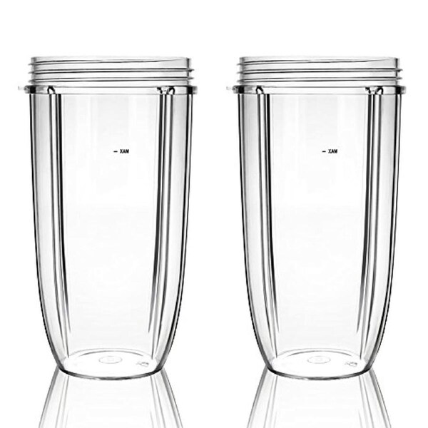 JOYBUY 2PCS 32OZ Large Cup for Nutribullet 600W & Pro 900W Blender/Mixer