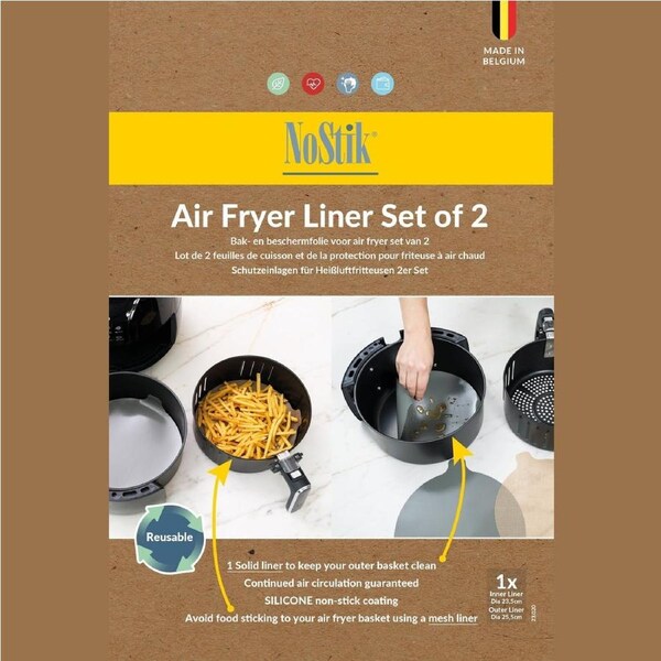 JOYBUY NoStik Liner Air Fryer 2Pk