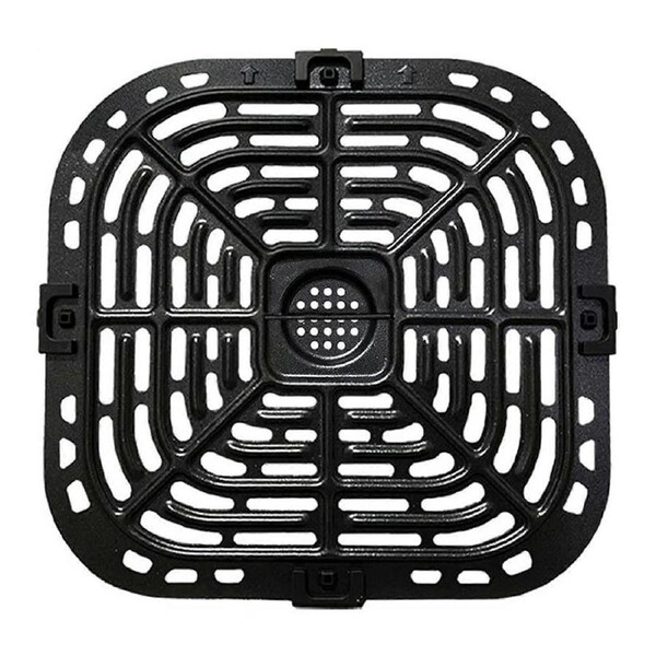 JOYBUY Fryer Grill Plate Heat-Resistant Non-Stick Dishwasher Safe Food Grade Baking Tray Replace Part Upgraded Air-Fryer Replacement Square Crisper Plate for