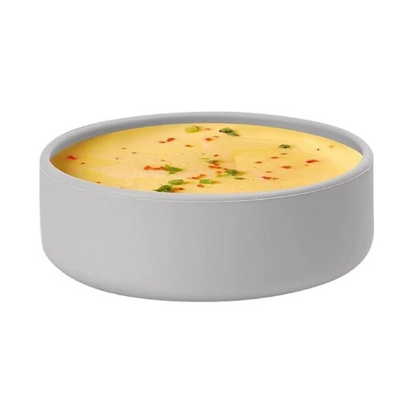 JOYBUY Air Fryer Egg Mould Steam Egg Bowl SIlicone Muffins Cake Mold Baking Mold-Grey