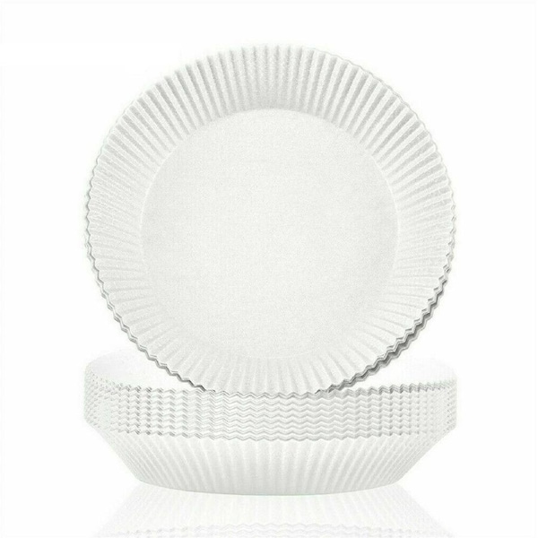 JOYBUY 100pcs 8" 20cm Air Fryer Disposable Paper Liner, Air Fryer Liners, Air Fryer Parchment Liners, Oil-proof, Water-proof, Non-stick Air Fryer Parchment P
