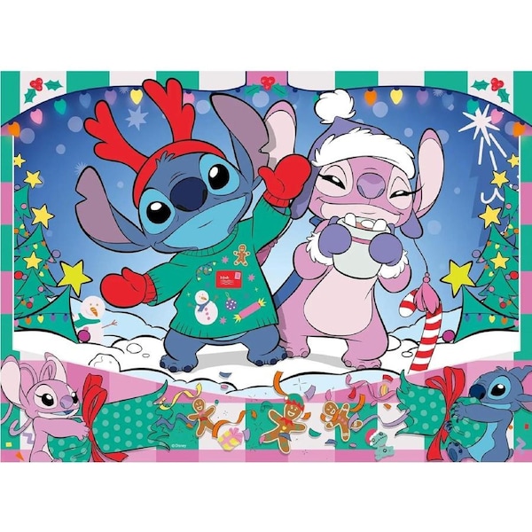 Ravensburger - Disney Stitch Christmas Puzzle 100pc