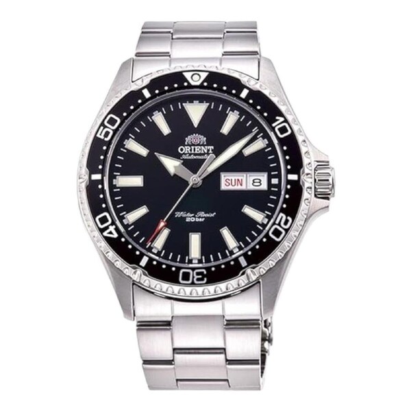 Orient Mako III Mens Automatic 200m Diver Watch Sapphire Steel Black RA-AA0001B