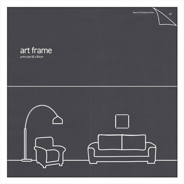 Classic Frame - White - Fits 50x50cm Print