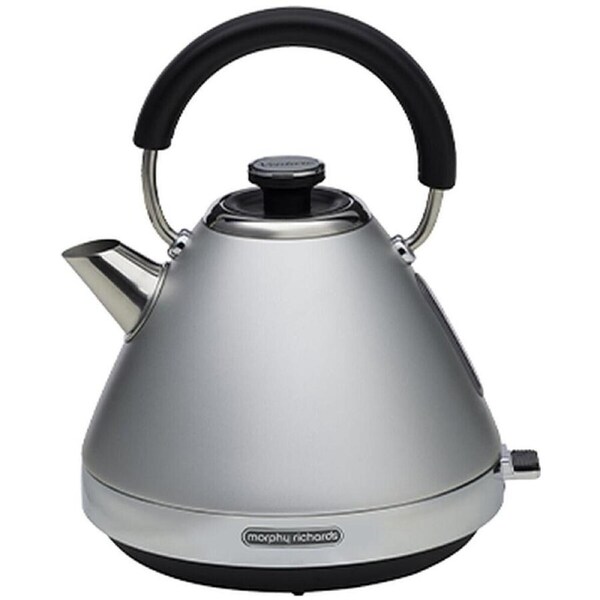 Morphy Richards Venture Pyramid Electric Kettle 2.2KW 1.5L Steel-Grey