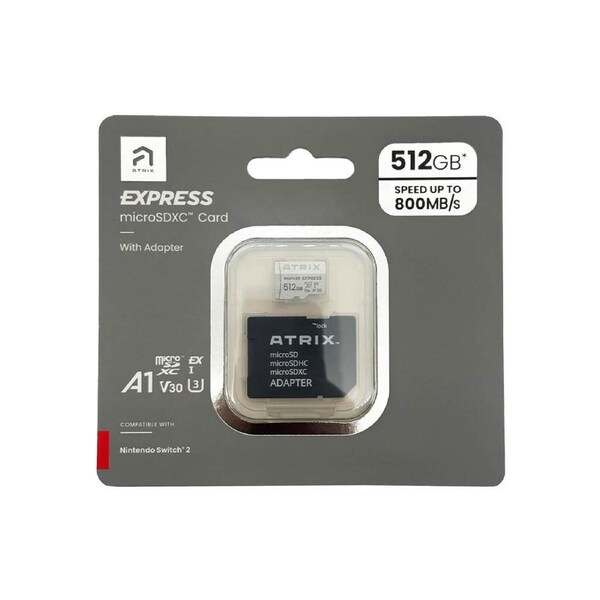 Atrix - Micro SD Express for Nintendo Switch 2 - 512GB