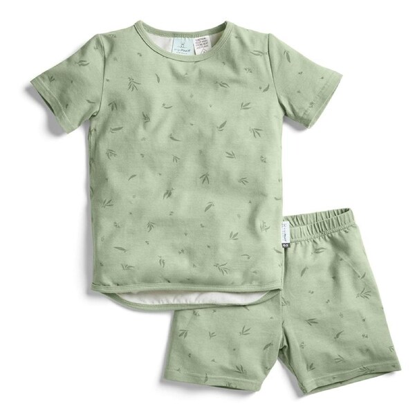 Ergopouch Toddler Pyjamas 2 Piece Set Short Sleeve Tog 0.2 Willow 5 Year