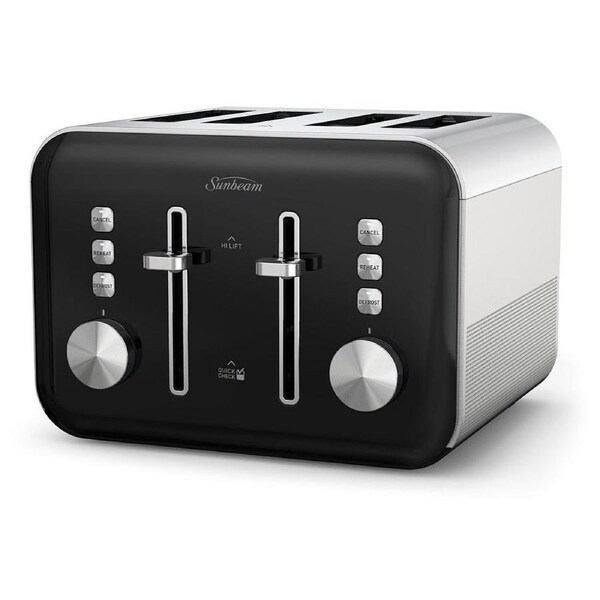 Sunbeam Simply Shine 4 Slice Toaster - Black