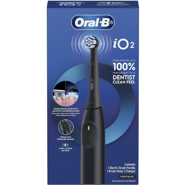 Oral-B iO Series 2 Gentle Clean Sensitive Electric Toothbrush - Black
