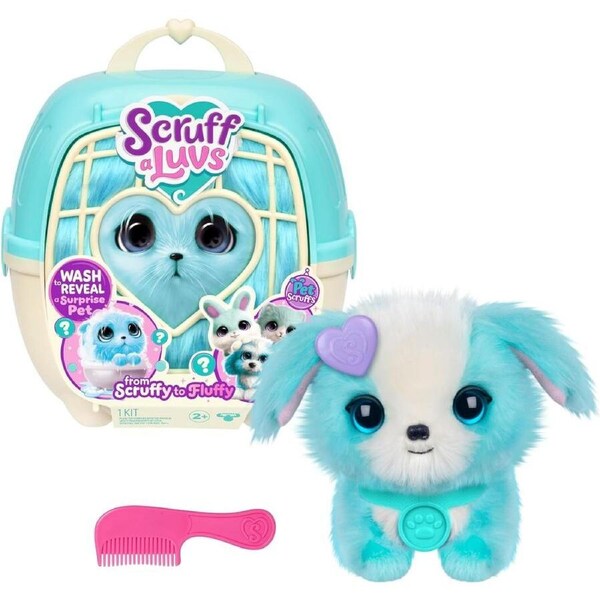 Scruff Pets Pet Scruffs Blue Single Pack Plush Surprise Rescue Pet