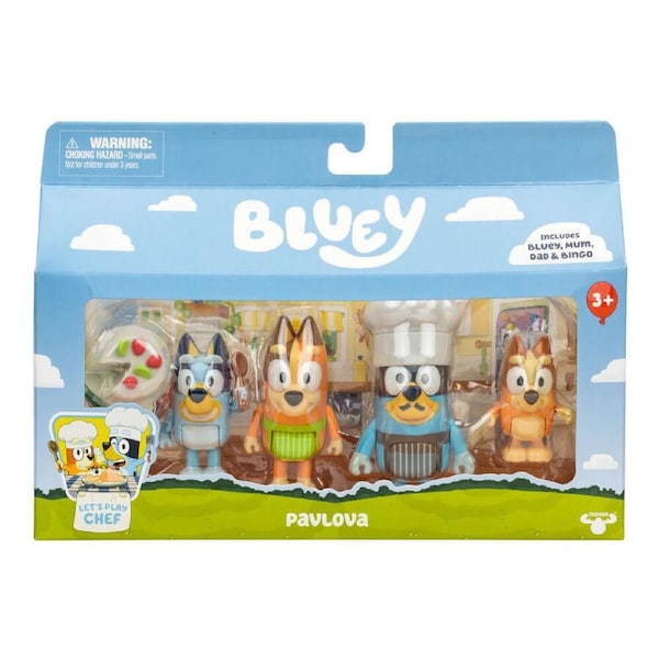 Bluey Pavlova Figurines 4 Pack
