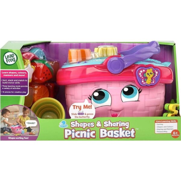 LeapFrog Shapes & Sharing Basket Pink