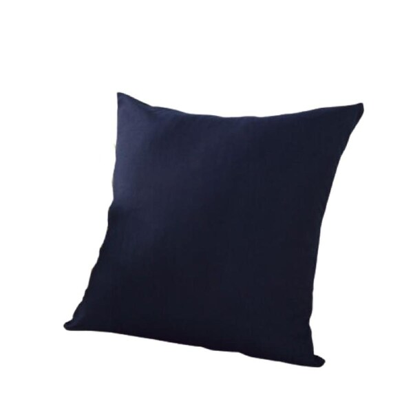 Navy Blue Plain Solid Colour Cushion Cover 40x40cm