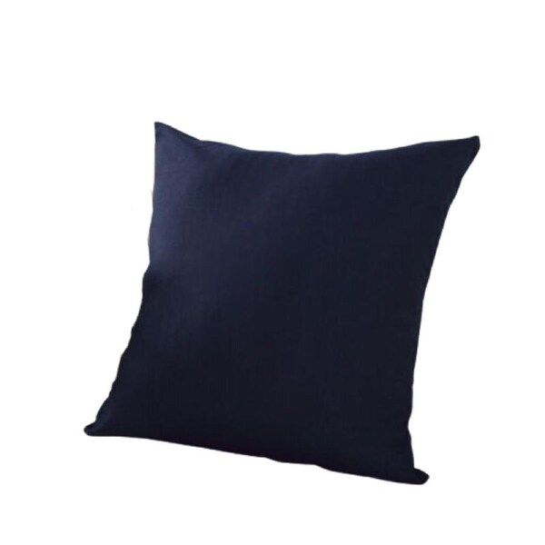 Navy Blue Plain Solid Colour Cushion Cover 45x45cm