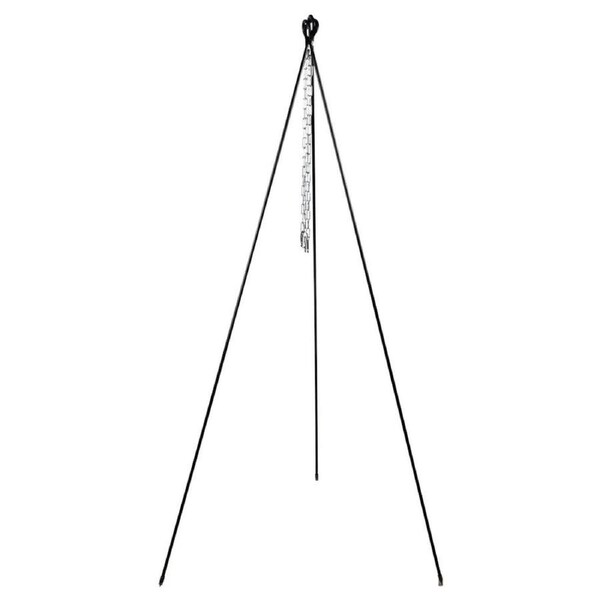 Esschert Design Tripod Stand w/ Chain Outdoor Camping Equipment 8.7 kg Black