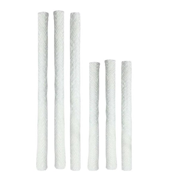 6pc Esschert Design Tumbletorch Fibreglass Wicks Oil Lamp Garden Camping White