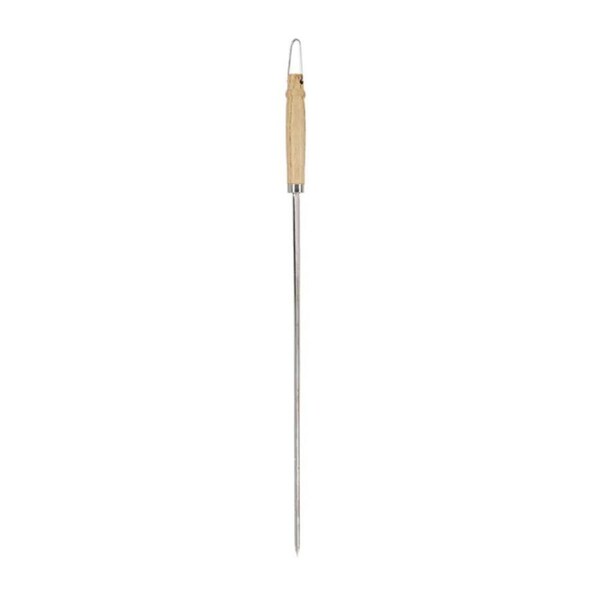 Esschert Design V-Shaped BBQ Skewer Stainless Steel Cooking Utensil Small Silver