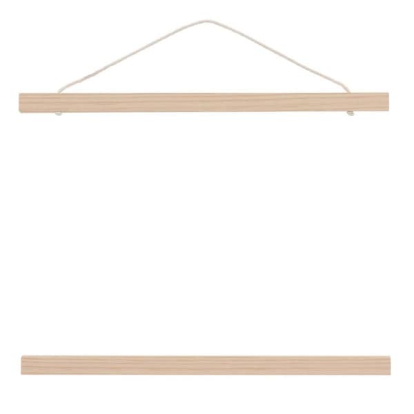 Esschert Design Wooden Poster Hanger Home/Indoor Organiser Large Natural