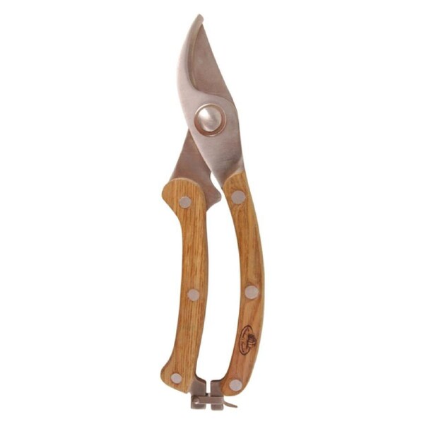 Esschert Design Stainless Steel Pruner Gardening Tool Accessory 20.3cm Natural