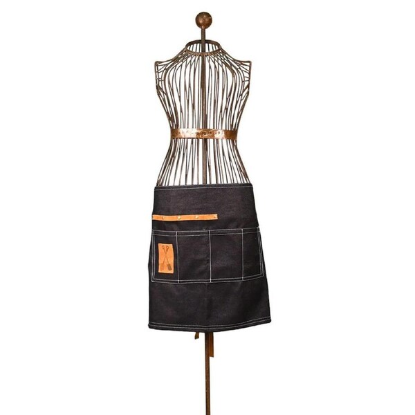 Esschert Design Denim Garden Tool Belt Gardening Outdoor Storage 45.5cm Blue