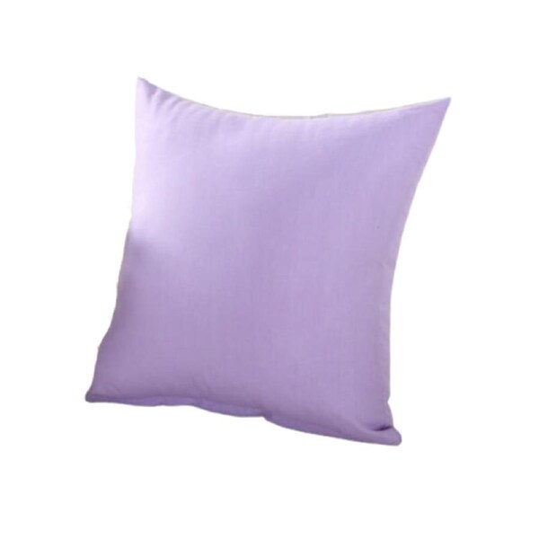 Lavender Plain Solid Colour Cushion Cover 40x40cm