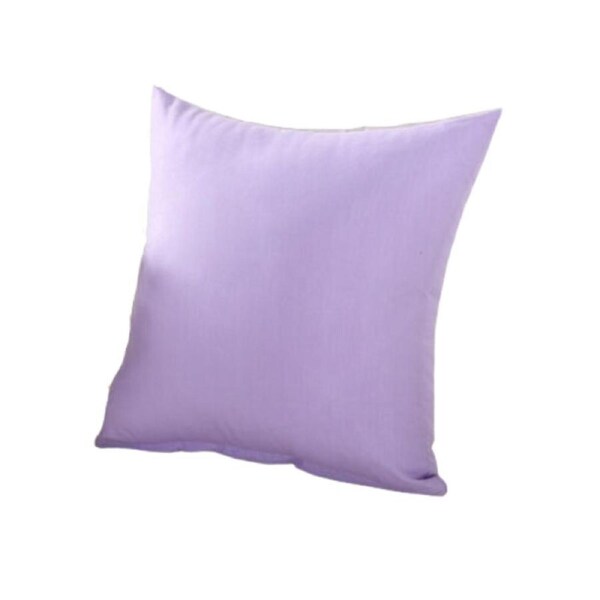 Lavender Plain Solid Colour Cushion Cover 50x50cm