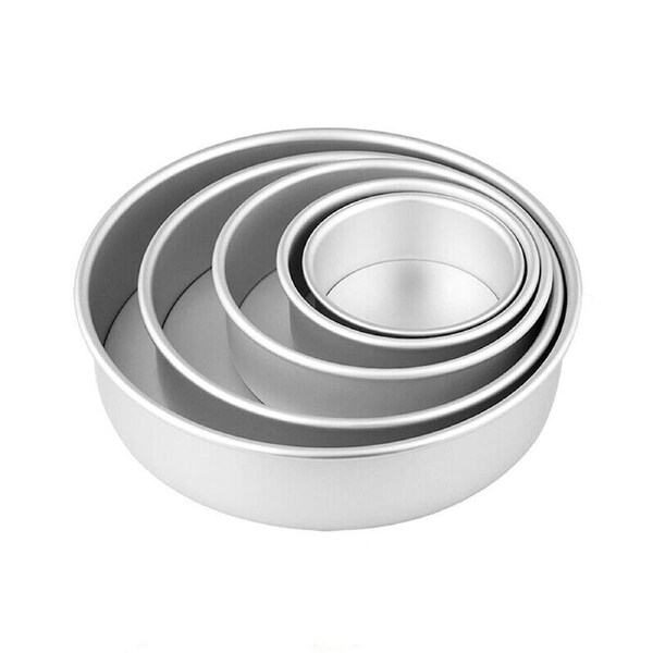 Inch Cake Mold Round Reusable DIY Cakes Pastry Mould Baking Tin Pan 9 Inch