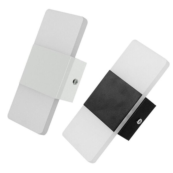 LED Wall Lights Up Down Cubes In Outdoor Sconce Lighting Lamp Fixture Decor Tool 22 x 11 White A