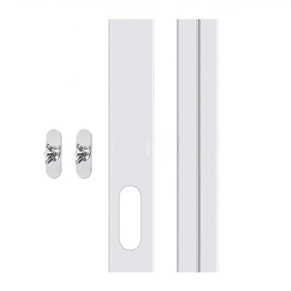 For Portable Air Conditioner Window Slide Kit Plate White And Screws 2 Plate