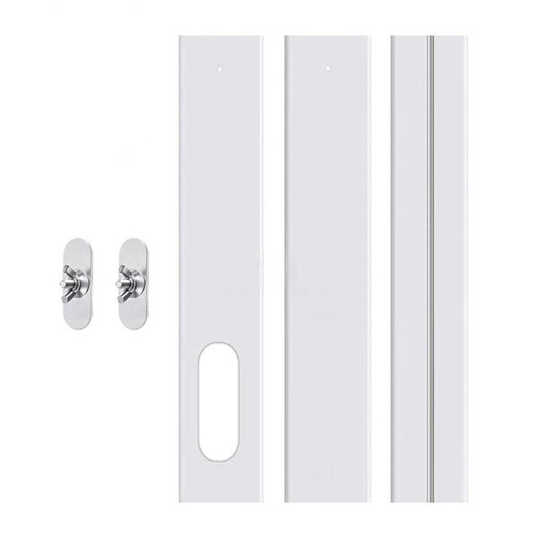 For Portable Air Conditioner Window Slide Kit Plate White And Screws 3 Plate