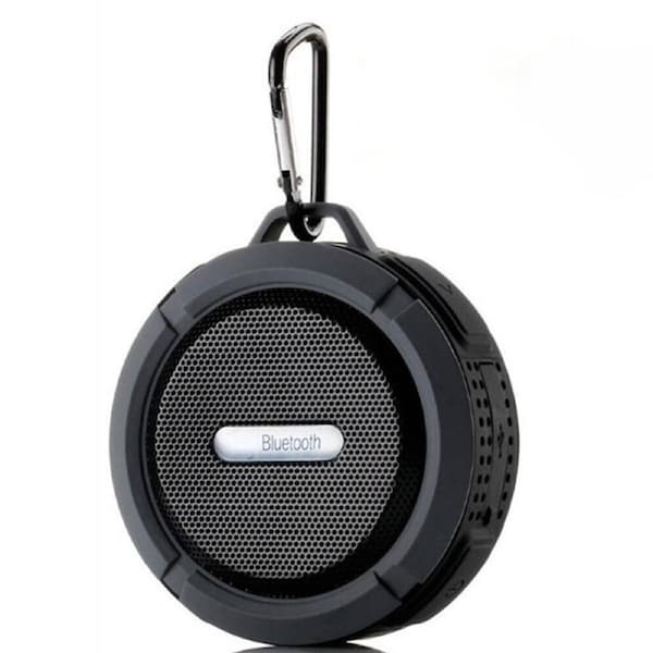 Portable Shower Handsfree Bluetooth Waterproof Music Speaker Wireless Car Black