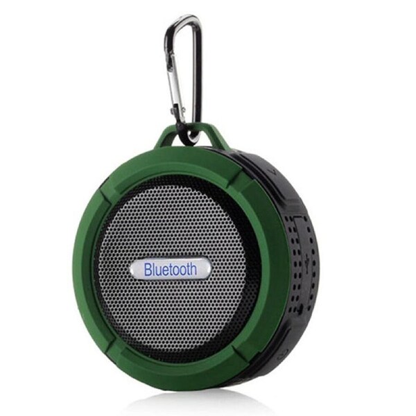 Portable Shower Handsfree Bluetooth Waterproof Music Speaker Wireless Car Green