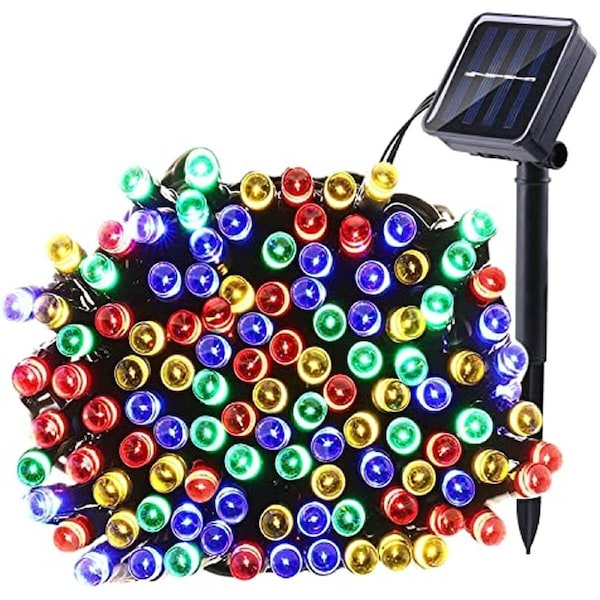 Outdoors Solar String Light 100 To 500 LEDs Fairy Garland Garden Waterproof - 8 Modes Colourful 22m 100 LED