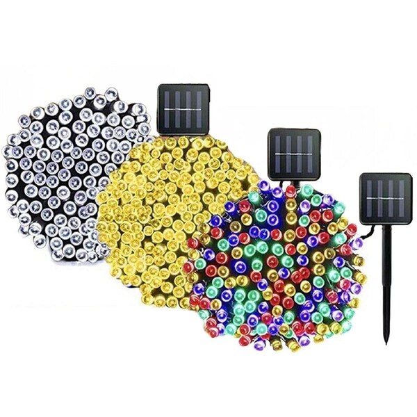 Outdoors Solar String Light 100 To 500 LEDs Fairy Garland Garden Waterproof - 8 Modes Cool White 22m 200 LED
