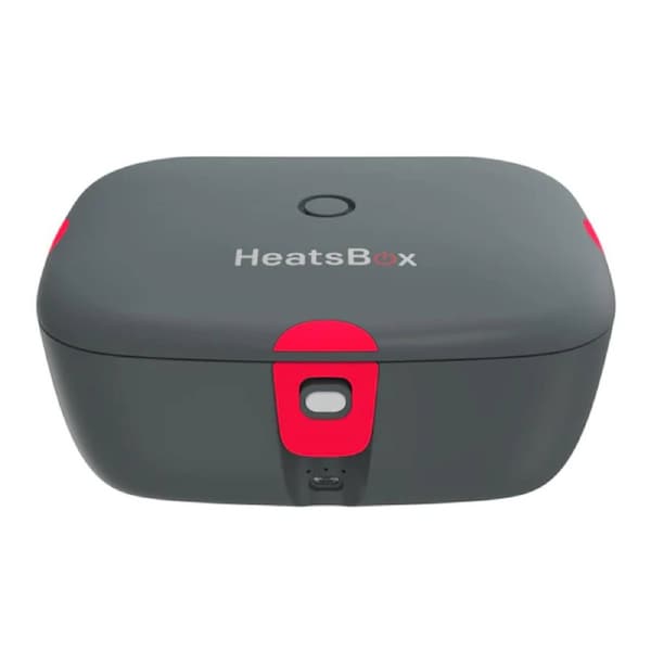 HeatsBox Go Smart Heating Lunchbox Grey