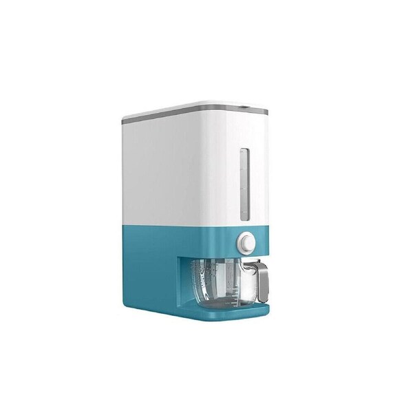 12KG Auto Cereal Dispenser Plastic Dry Food Storage Container Airtight Rice Box