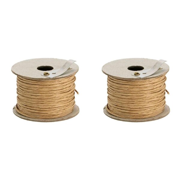 2PK Esschert Design Paper Wire w/ Cutter Garden/Outdoor Holder Plant Support 50m