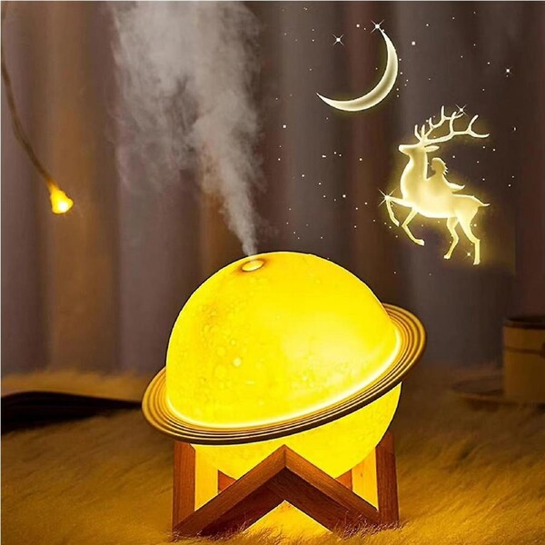 Humidifier LED Night Light USB Rechargeable 3 Colors Atmosphere Light Gifts