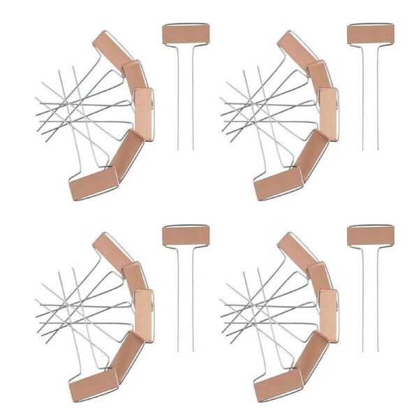 4x 6pc Esschert Design Plant Label Marker Copper Garden Outdoor Accessory 15.5cm