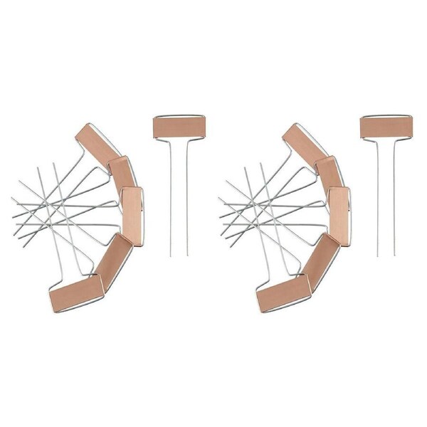 2x 6pc Esschert Design Plant Label Marker Copper Garden Outdoor Accessory 15.5cm