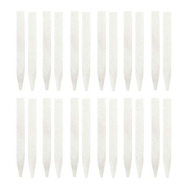 12x 2pc Esschert Design Soapstone Slate Chalk Garden Outdoor Accessory 9.8cm WHT