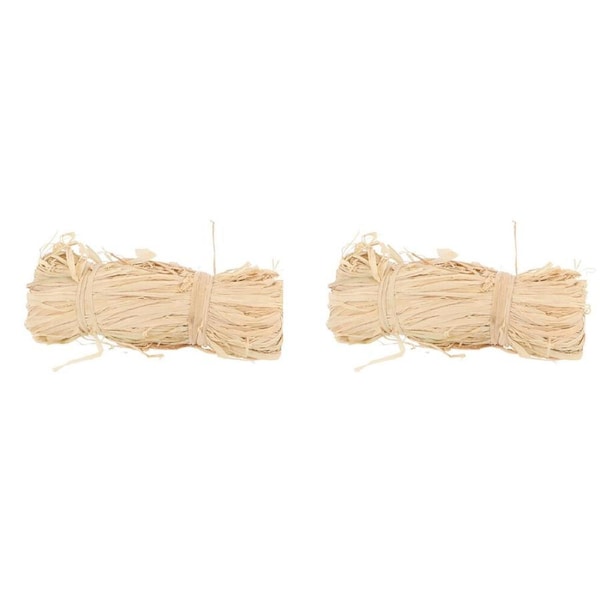 2PK Esschert Design Natural Raffia 50g Bundle Garden Holder Plant Support