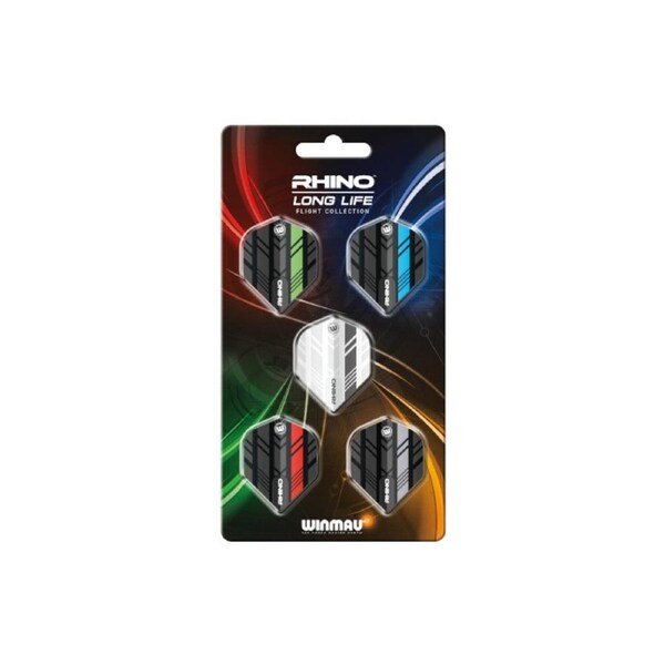 Winmau Rhino Flight Collection Pro 100 Micron (Pack of 5 sets of 3 fights)
