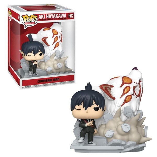 Chainsaw Man Aki Hayakawa With Fox Devil Moment Funko POP! Vinyl