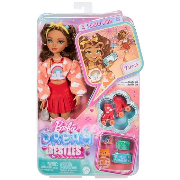 Barbie Dream Besties Skate Party Teresa Fashion Doll